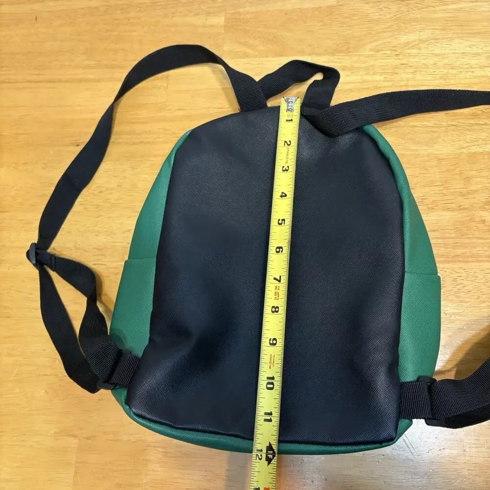 FRIENDS Backpack Bag TV Show Central Perk Green Checkered Mini 11.5"x8"x4" - Picture 6 of 10